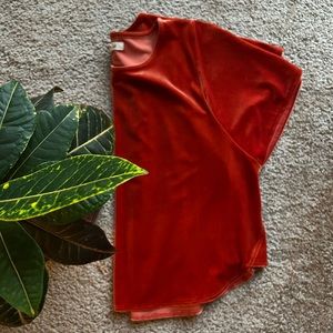 Madewell velvet top